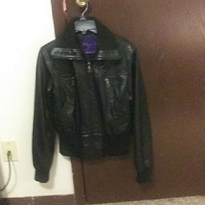 Miley Cyrus leather jacket